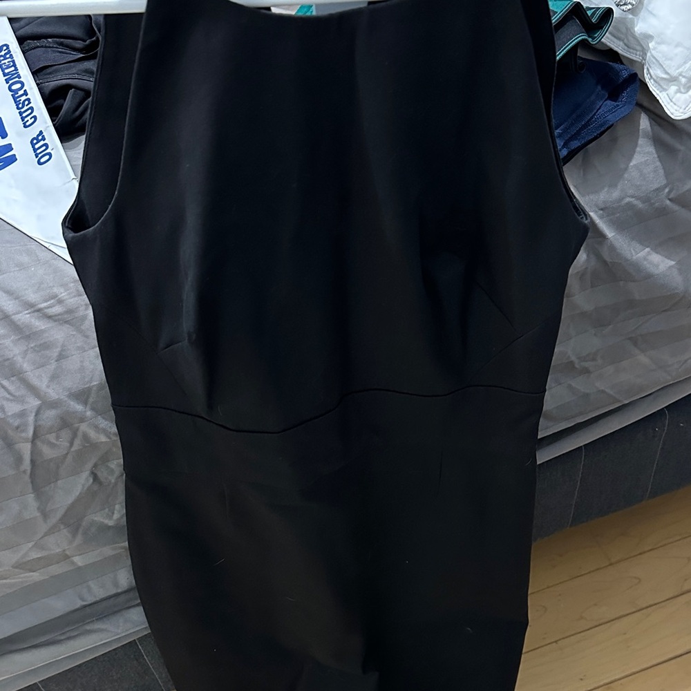 Banana Republic Sleek Black Backless Dress